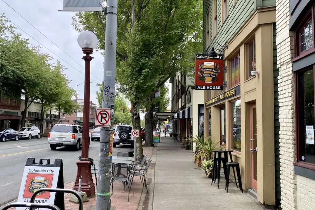 Photographic view of Columbia City