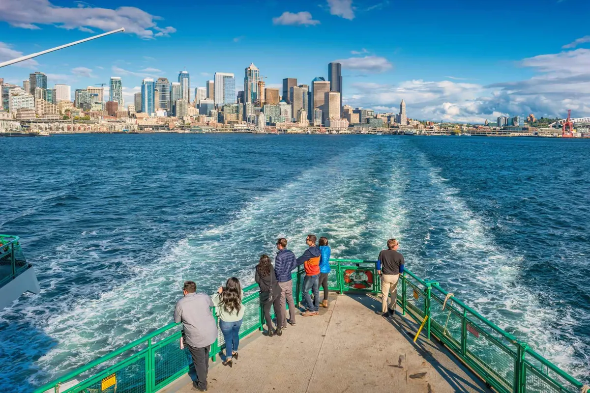 Seattle skyline seen from the water