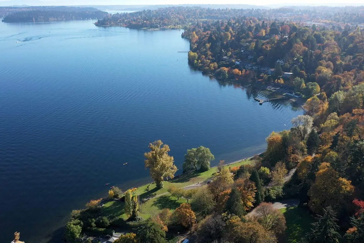 Photographic view of Mount Baker